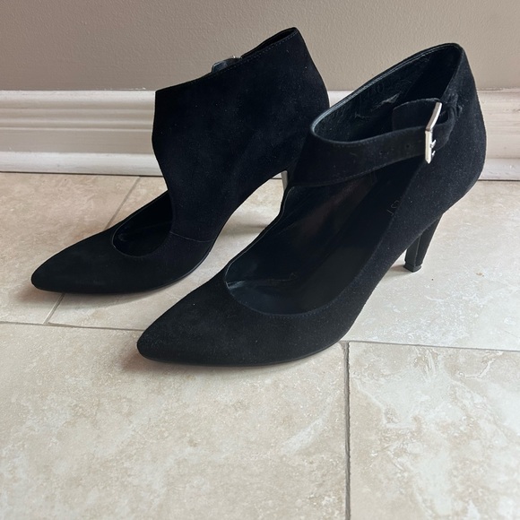 Nine West NWPEPPY Black Suede size 9 - Picture 3 of 6